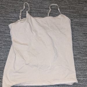 Cream color tank top
